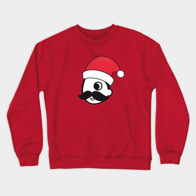 Natty Boh Christmas Santa Crewneck Sweatshirt by EA Design